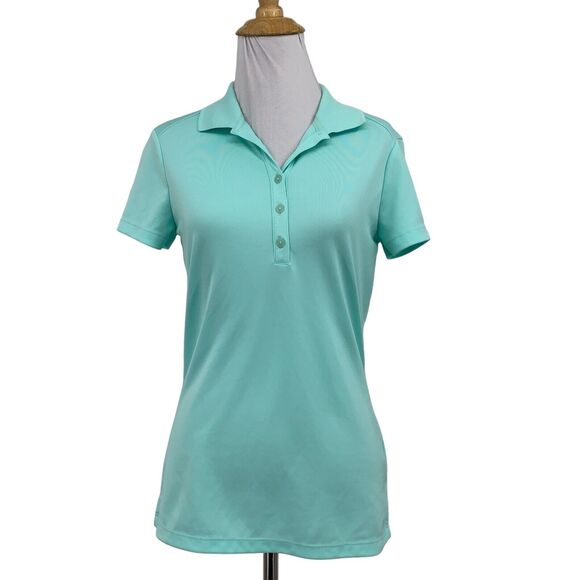Nike Polo Shirt Womens S Small Seafoam Victory Golf Dri Fit Tour Performance - Picture 1 of 13